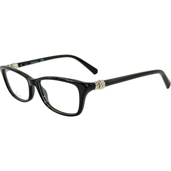 Swarovski SK5243 Womens Plastic Eyeglass Frame 001 Shiny Black 52-15 main image 5